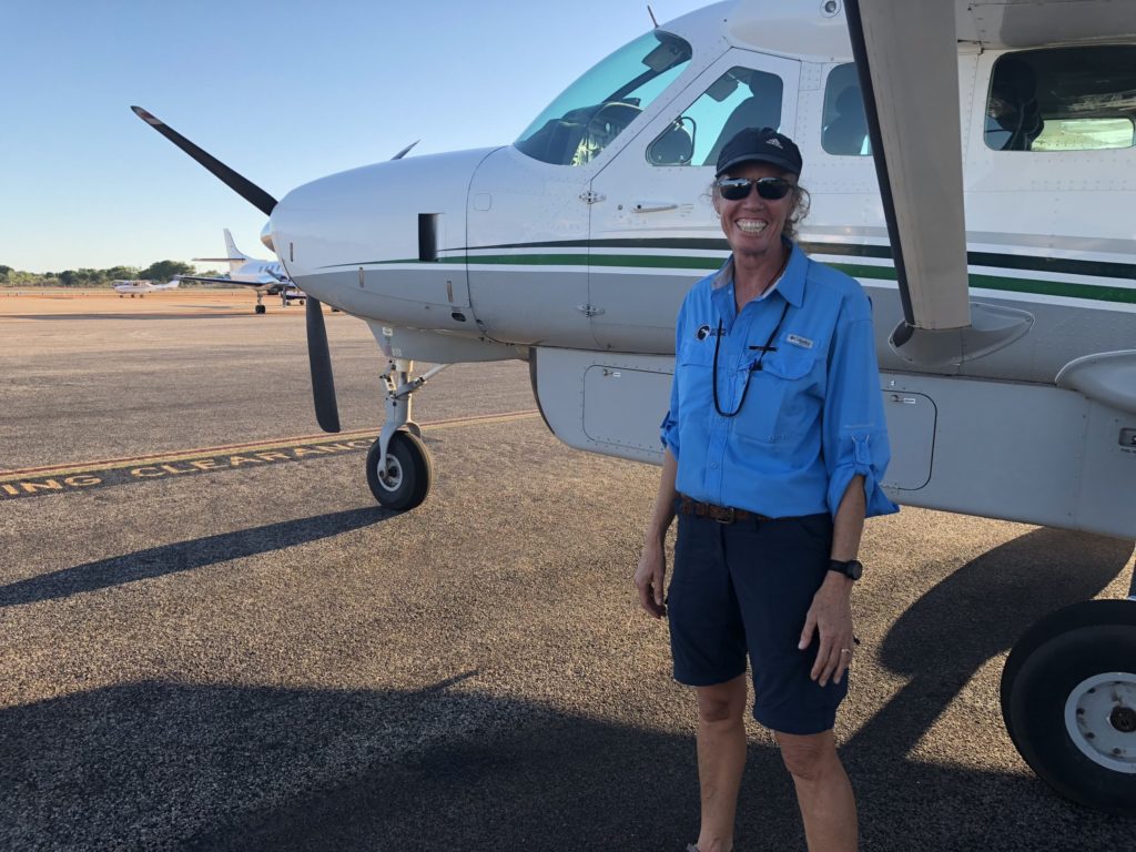 Local Broome Pilot, Yindi operates our Cessna Caravan to Cockatoo Island
